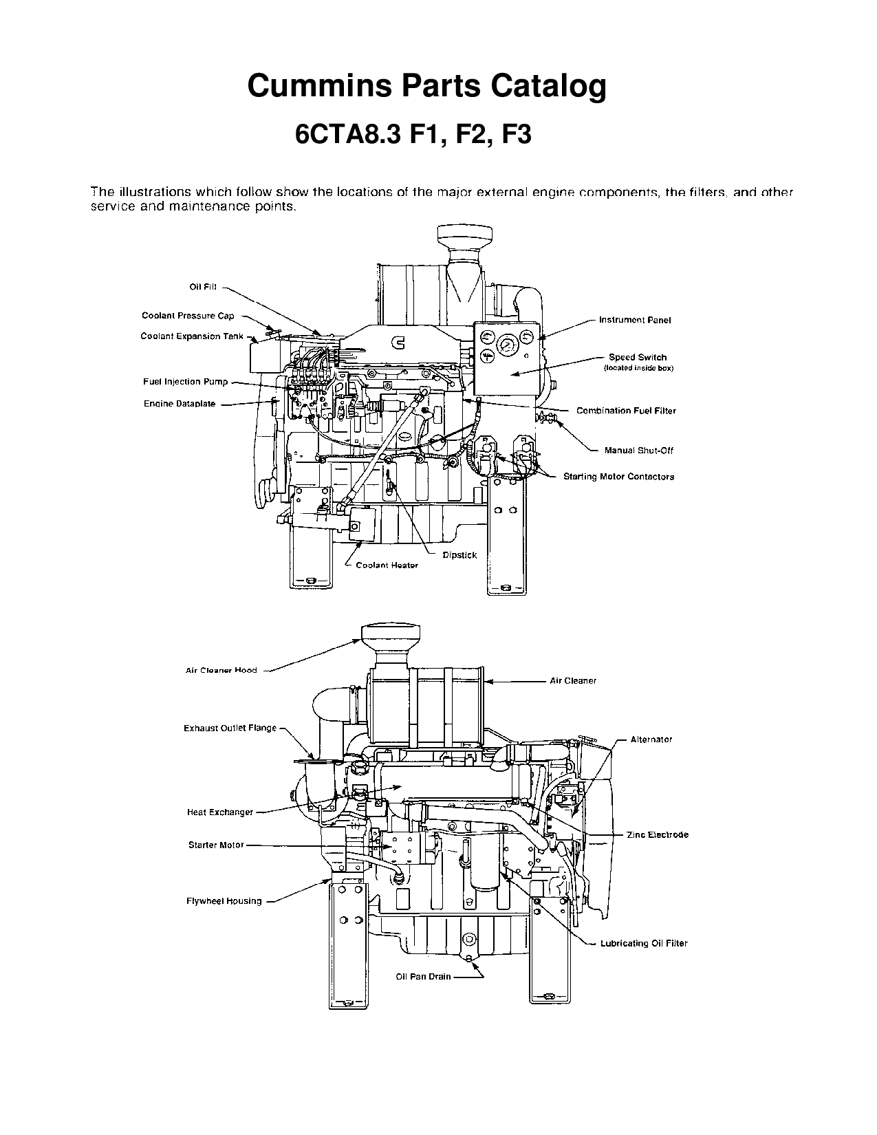 Cummins 6CTA8.3 Parts manual catalog PDF Download