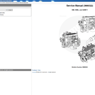 Cummins ISM ISMe and QSM11 Service Manual PDF Download