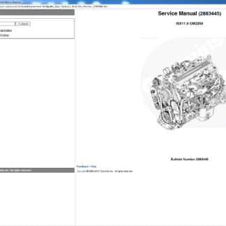 Cummins ISX 11.9 CM2250 Service Manual PDF Download
