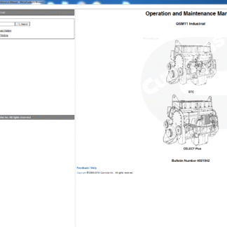 Cummins Operation and Maintence Manual QSM11 Engine PDF Download