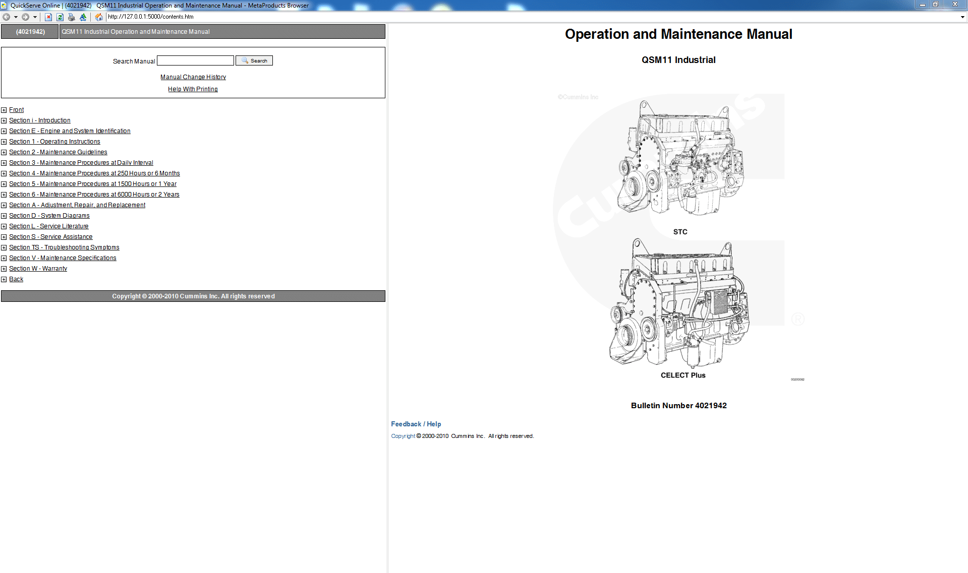 Cummins Operation and Maintence Manual QSM11 Engine PDF Download